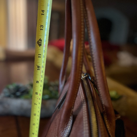 Dooney & Bourke Brown Leather Handbag - Picture 9 of 10